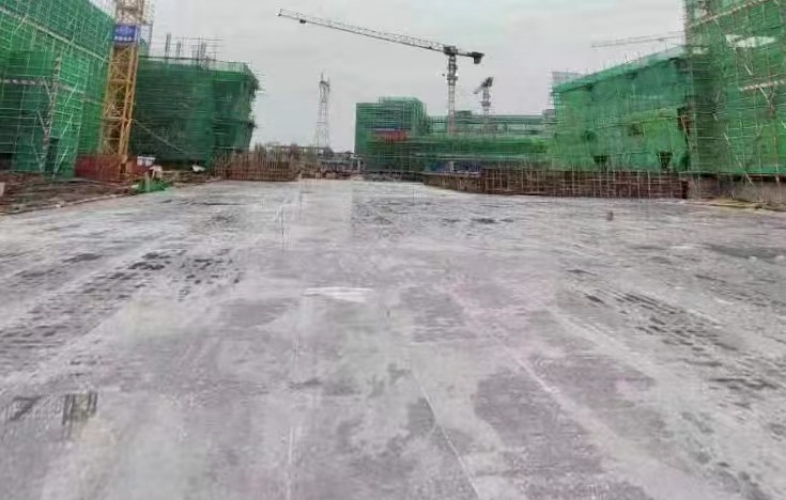 港晨公司岳陽自貿片區(qū)綜合體項目B地塊地下室結構全面封頂
