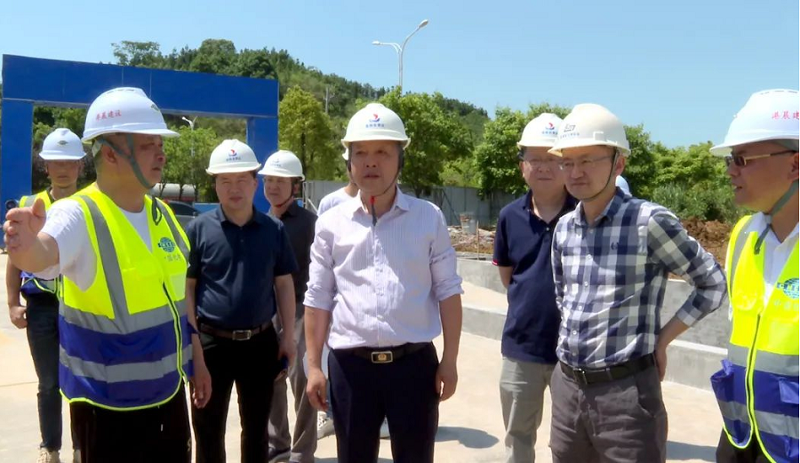 李建華到岳陽自貿片區(qū)EOD數字經濟產業(yè)綜合體建設項目調研