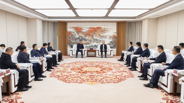 莫鼎革會(huì)見(jiàn)渭南市委副書(shū)記、市長(zhǎng)陳曉勇